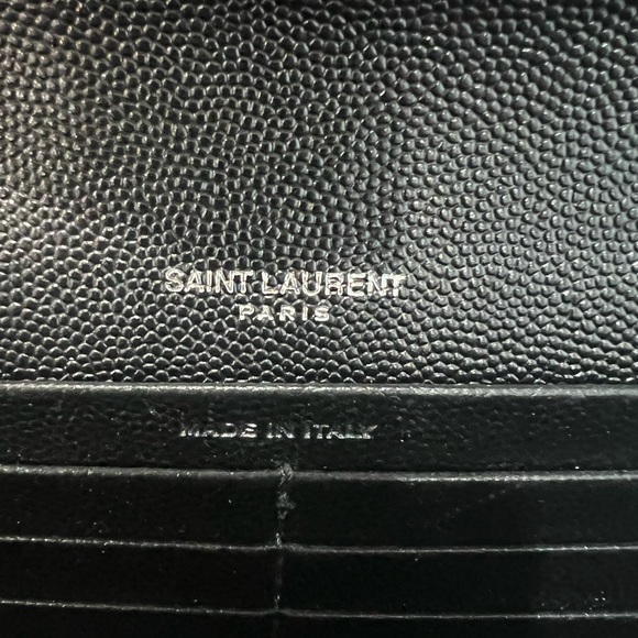 Yves Saint Laurent Cassandre envelope flap wallet on chain - Picture 9 of 15